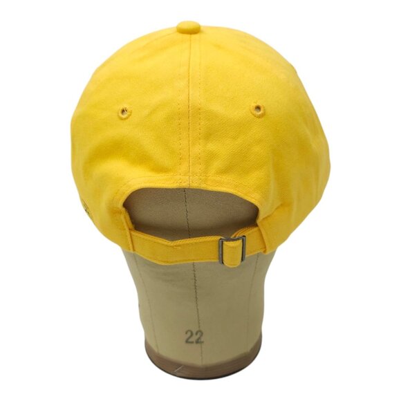 EMS USA Brushed Chino Twill Strapback Embroidered Logo Cap Trucker Baseball Hat - Picture 4 of 13